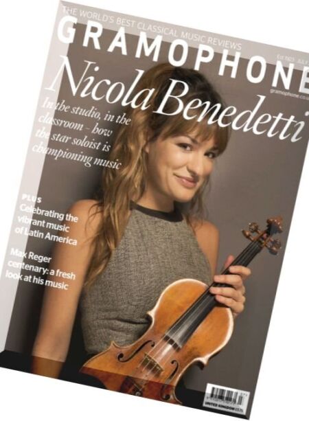 Gramophone Magazine – July 2016 Cover