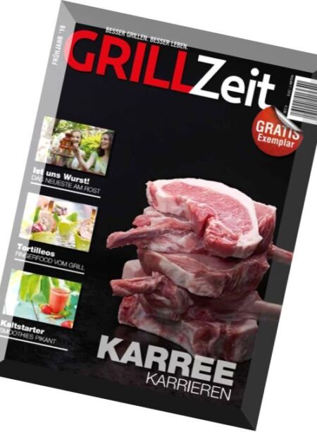 Grillzeit – Fruhjahr 2016 Cover