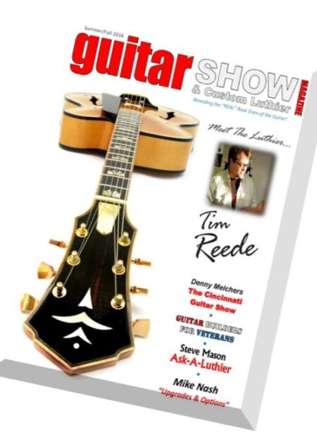 Guitar Show & Custom Luthier – Summer-Fall 2016 Cover