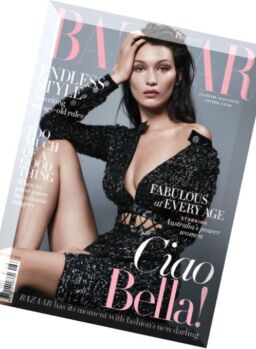 Harper’s Bazaar Australia – August 2016