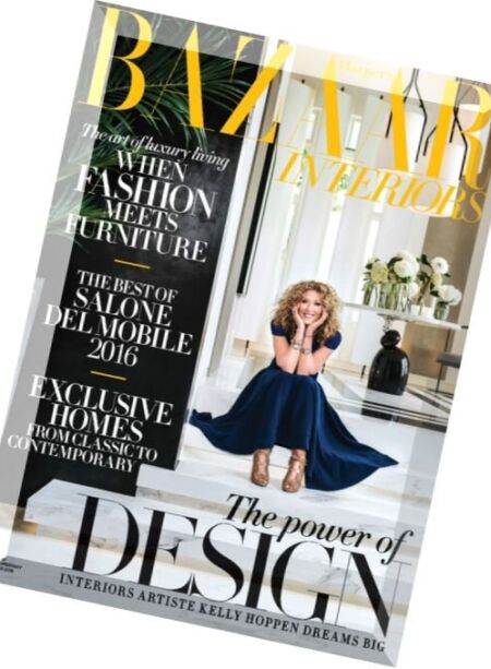 Harper’s Bazaar Interiors Arabia – Summer 2016 Cover