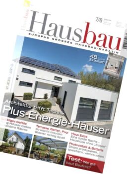 Hausbau – Juli-August 2016