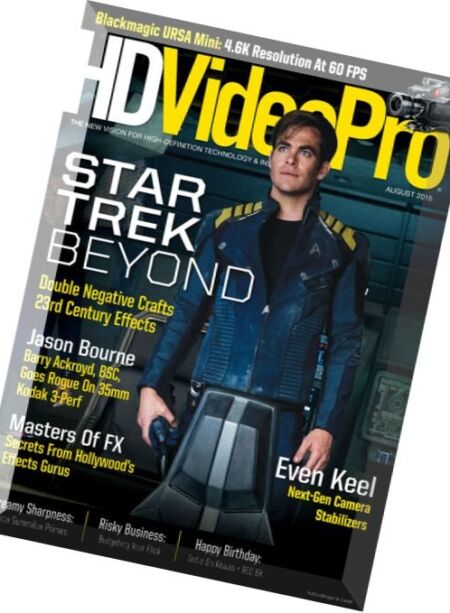 HDVideoPro – July-August 2016 Cover