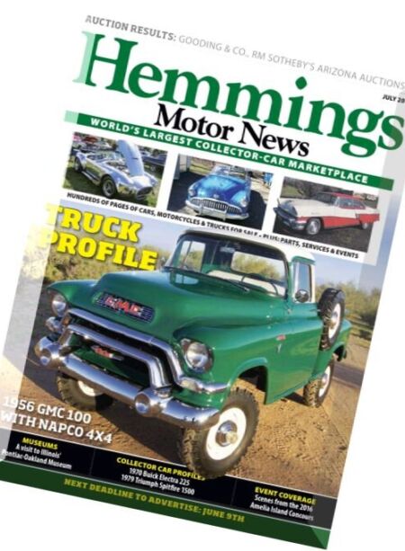 Hemmings Motor News – July 2016 Cover