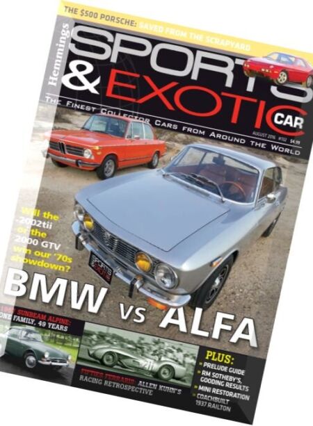 Hemmings Sports & Exotic Car – August 2016 Cover