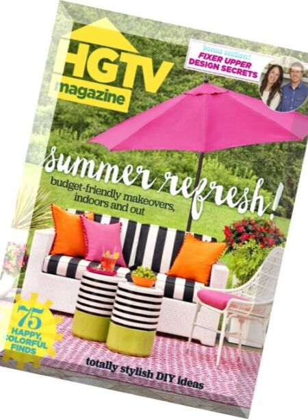 HGTV Magazine – July-August 2016 Cover