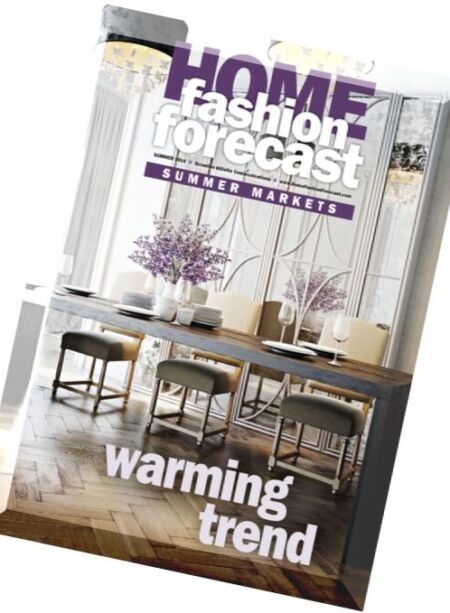 Home Fashion Forecast – Summer 2016 Cover