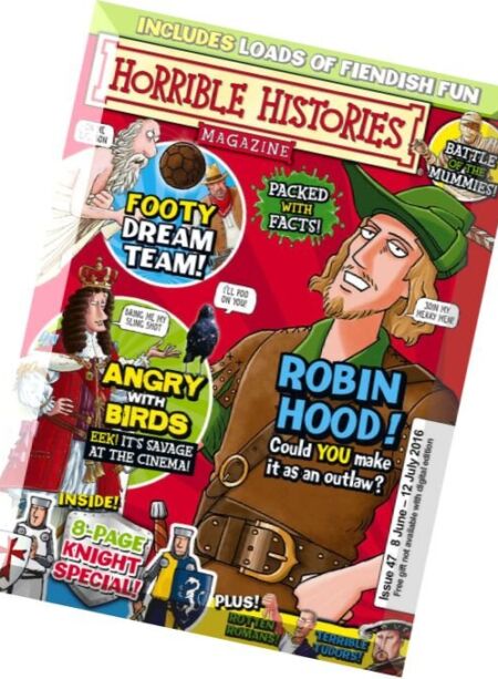 Horrible Histories – 8 June – 12 July 2016 Cover