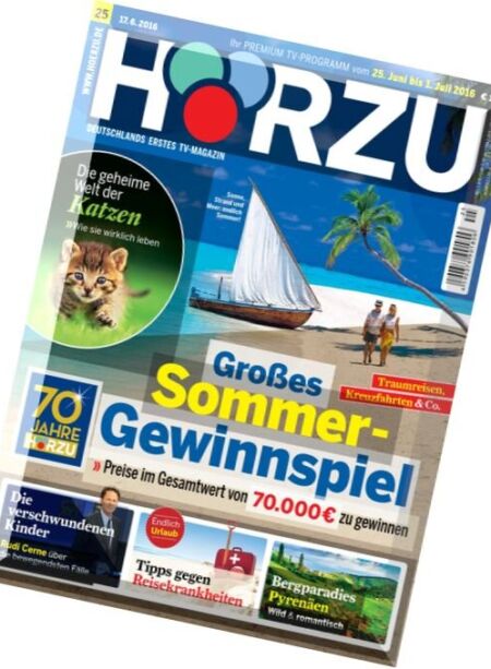 Horzu – 17 Juni 2016 Cover