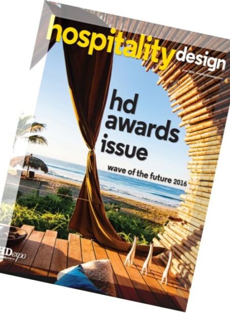 Hospitality Design – June 2016 Cover