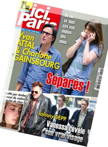 Ici Paris – 1 au 7 Juin 2016 Cover