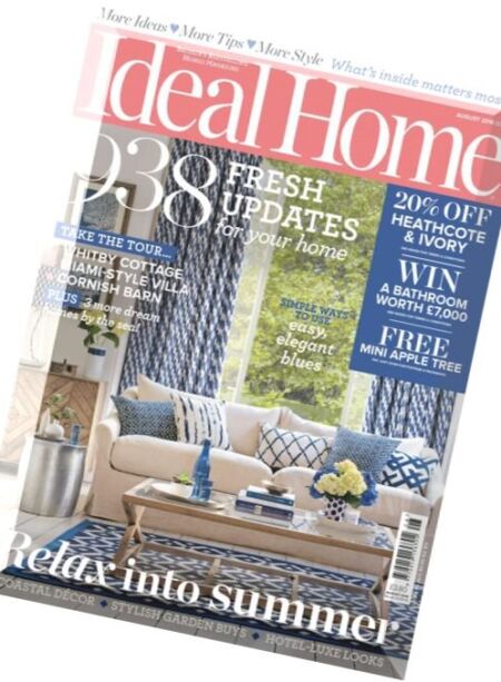 Ideal Home – August 2016 Cover