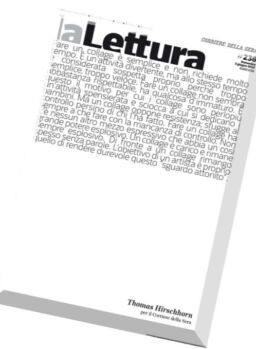 Il Corriere dell Sera la Lettura – 5 Giugno 2016