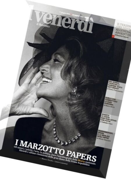 Il Venerdi di Repubblica – 17 Giugno 2016 Cover