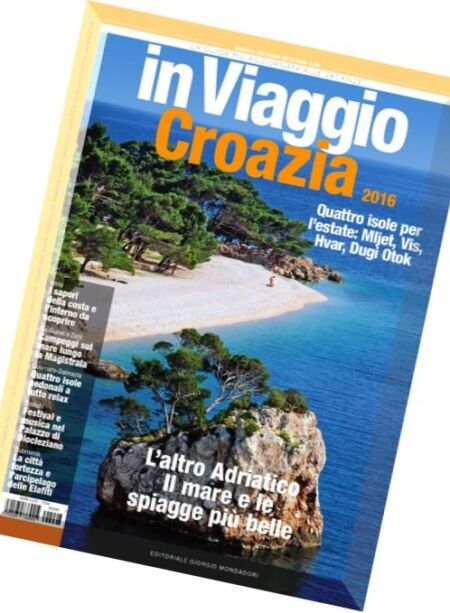 in Viaggio – Luglio 2016 Cover