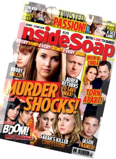 Inside Soap – 28 May 2016 Cover
