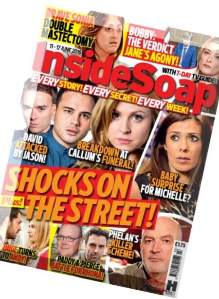 Inside Soap UK – 11 June 2016 Cover
