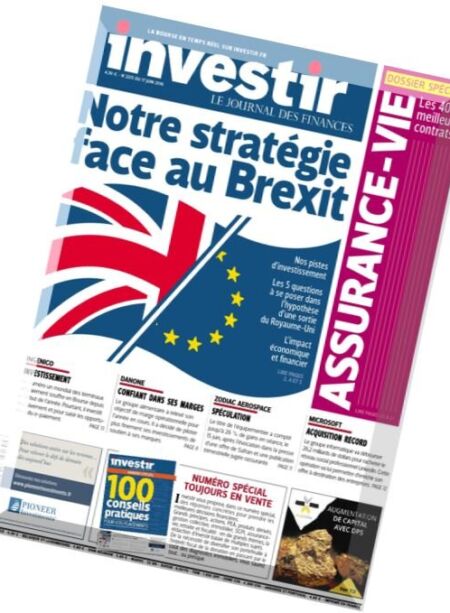 investir – 17 Juin 2016 Cover