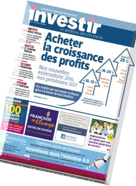 Investir – 4 Juin 2016 Cover