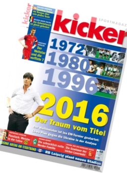 Kicker – 13 Juni 2016