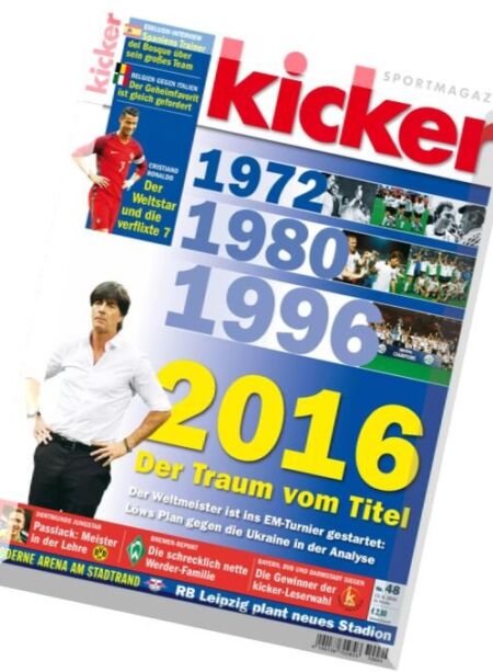 Kicker – 13 Juni 2016 Cover