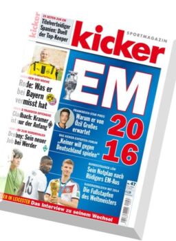 kicker – Nr.47, 9 Juni 2016