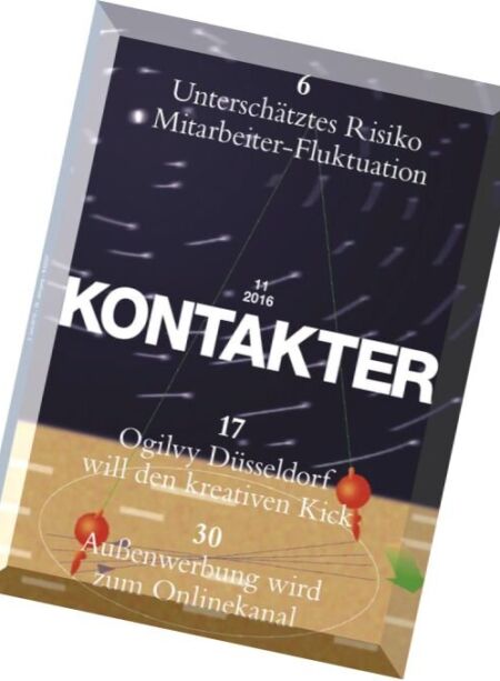 Kontakter – Nr.11 2016 Cover