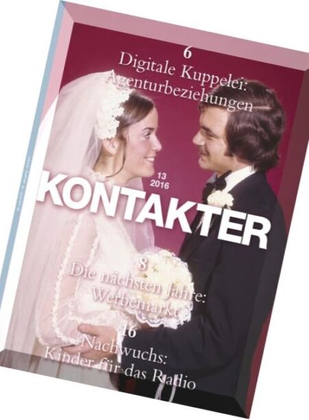 Kontakter – Nr.13, 2016 Cover