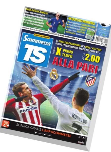La Scommessa TS – 27 Maggio 2016 Cover