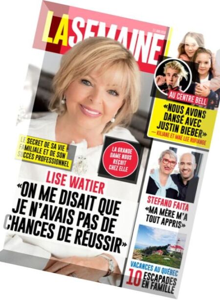 La Semaine – 17 Juin 2016 Cover