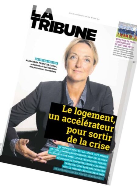 La Tribune – 9 au 15 Juin 2016 Cover
