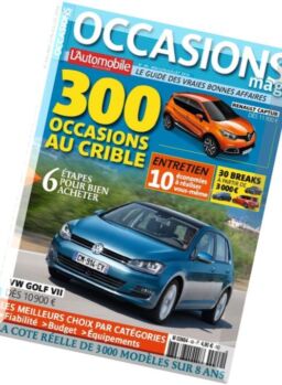 L’Automobile Occasions – Mai-Juillet 2016