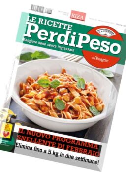 Le Ricette PerdiPeso – Febbraio 2016