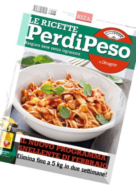 Le Ricette PerdiPeso – Febbraio 2016 Cover