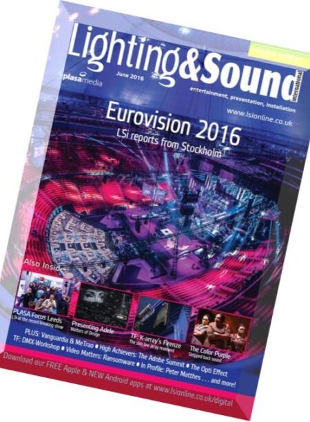 Lighting & Sound International – June 2016 Cover