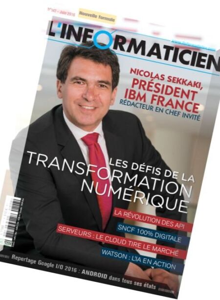 L’Informaticien – Juin 2016 Cover