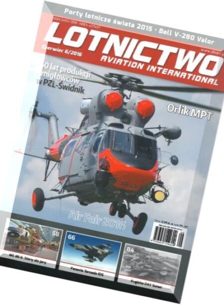 Lotnictwo Aviation International – 2016-06 Cover