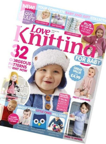 Love Knitting for Baby – February 2016 Cover