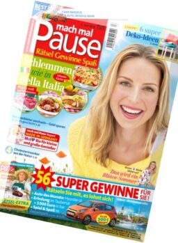 Mach mal Pause – 1 Juni 2016
