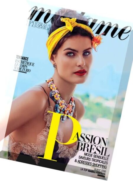 Madame Figaro – 10 Juin 2016 Cover