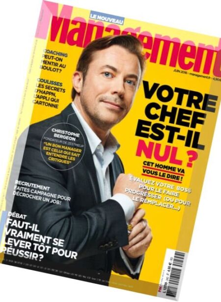 Management France – Juin 2016 Cover
