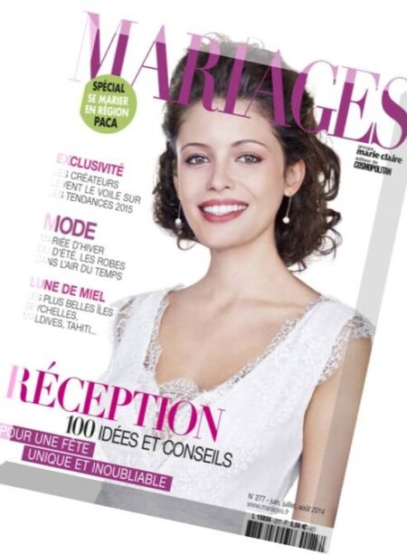 Mariages – Juin-Aout 2014 Cover