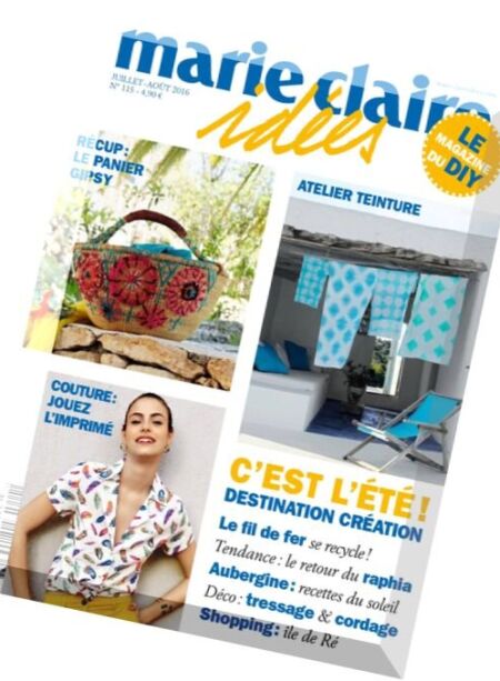 Marie Claire Idees – Juillet-Aout 2016 Cover