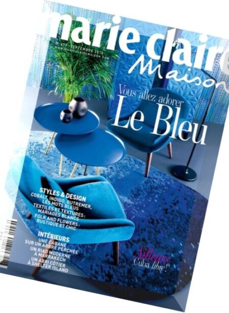 Marie Claire Maison – Septembre 2015 Cover