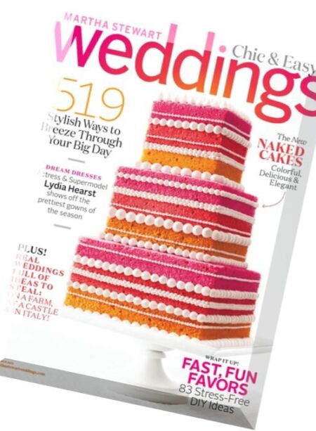 Martha Stewart Weddings – Summer 2016 Cover