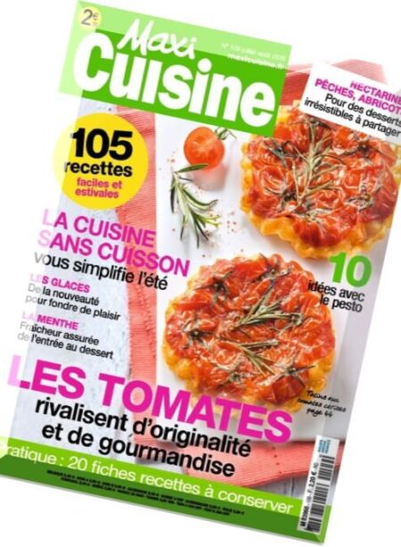 Maxi Cuisine – Juillet-Aout 2016 Cover