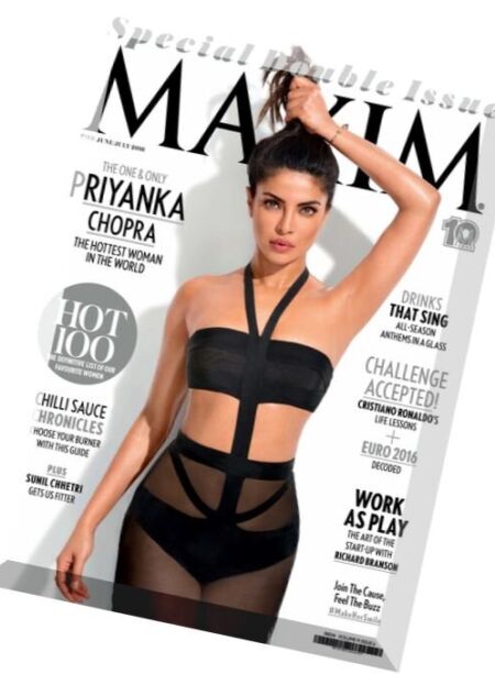 Maxim India – June-July 2016 Cover