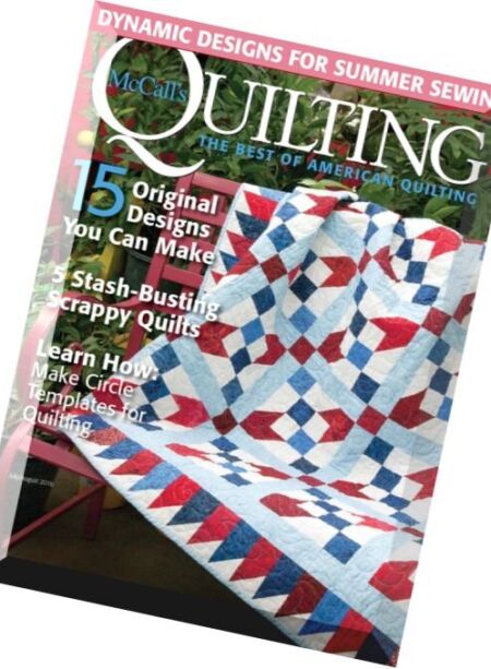 McCall’s Quilting – July-August 2016 Cover