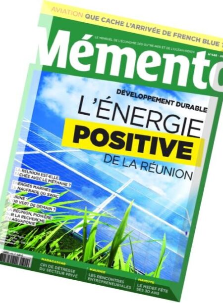 Memento – Juillet-Aout 2016 Cover