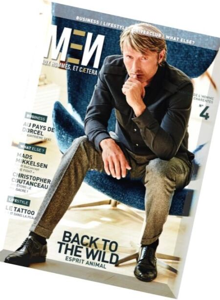 MEN Magazine – Avril 2016 Cover